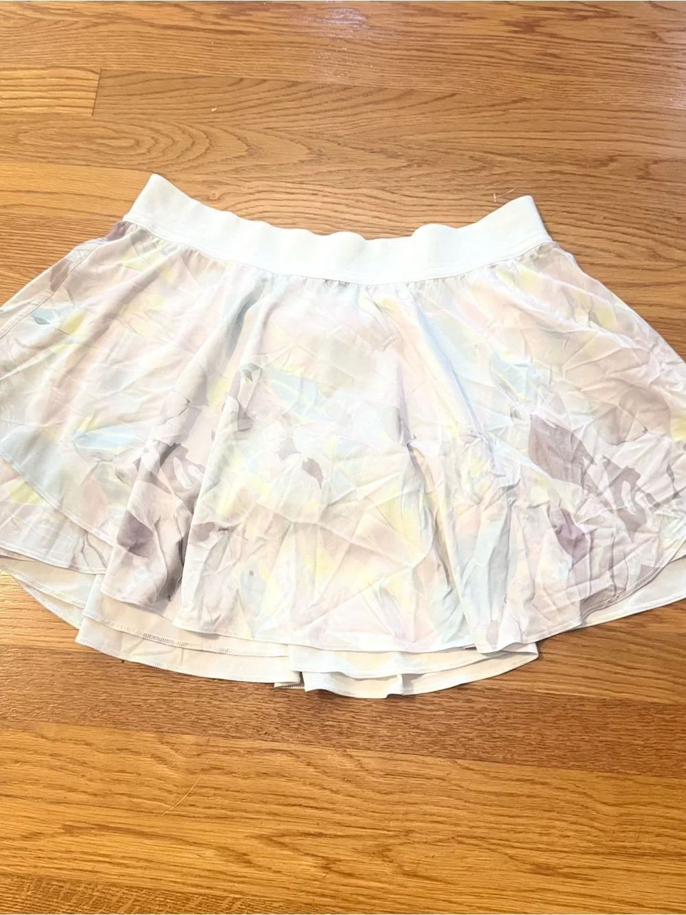 Lululemon Court Rival High-Rise Skirt Long – Transverse Lilac Multi – Size 12